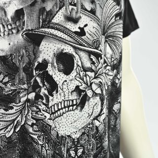 Alpen Madl T-Shirt Jewel Skull schwarz